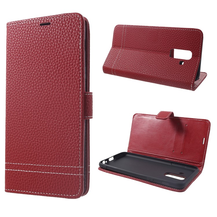 Litchi Texture Wallet Leather Stand Case for Samsung Galaxy A6+ (2018) / A9 Star Lite - Red
Litchi Texture Wallet Leather Stand Case for Samsung Galaxy A6+ (2018) / A9 Star Lite - Red