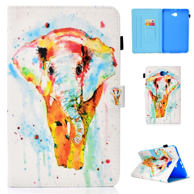 Pattern Printing Leather Protective Cover with Card Slots for Samsung Galaxy Tab A 10.1 (2016) T580 - Colorful Elephant, Galaxy Tab A 10.1 (2016)
Pattern Printing Leather Protective Cover with Card Slots for Samsung Galaxy Tab A 10.1 (2016) T580 - Colorful Elephant, Galaxy Tab A 10.1 (2016)