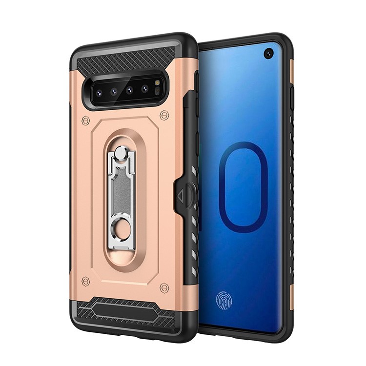 Armor Rugged PC + TPU Hybrid Cover with Kickstand for Samsung Galaxy S10 Plus - Gold, Galaxy S10 Plus
Armor Rugged PC + TPU Hybrid Cover with Kickstand for Samsung Galaxy S10 Plus - Gold, Galaxy S10 Plus