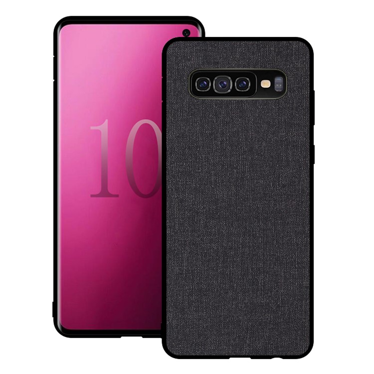 Non-slip Cloth Texture PC TPU Hybrid Back Cover for Samsung Galaxy S10 - Black, Galaxy S10
Non-slip Cloth Texture PC TPU Hybrid Back Cover for Samsung Galaxy S10 - Black, Galaxy S10