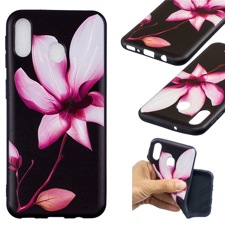 Pattern Printing Embossed TPU Shell Case for Samsung Galaxy M20 - Flower Pattern, Galaxy M20
Pattern Printing Embossed TPU Shell Case for Samsung Galaxy M20 - Flower Pattern, Galaxy M20