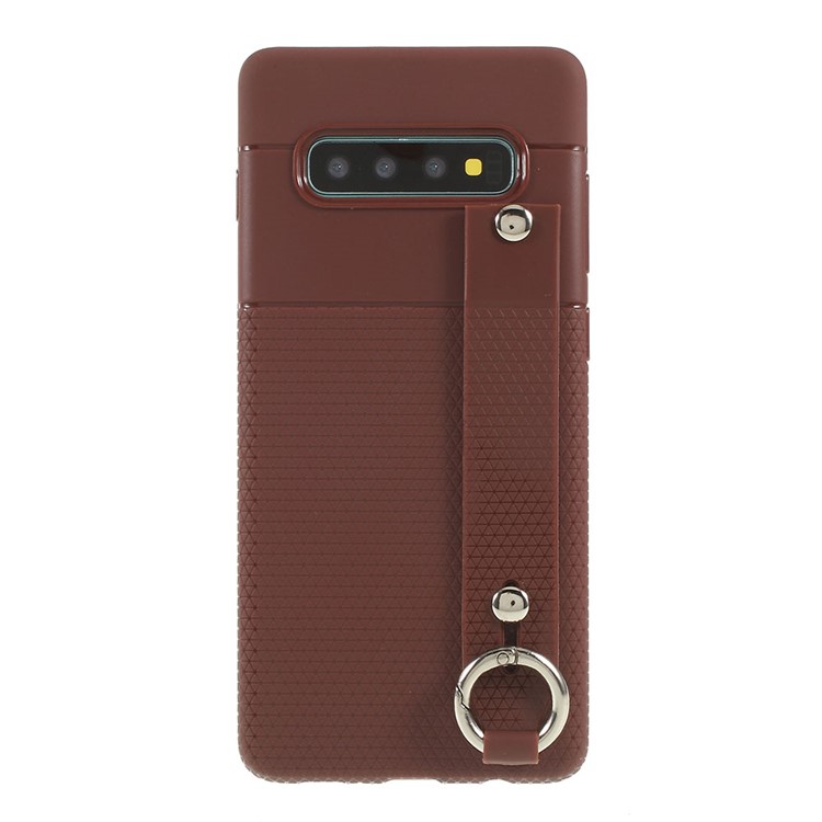 Треугольная Модель ТПУ Задняя Крышка С Ремешком Для Samsung Galaxy S10 - Кофе, Galaxy S10
Треугольная Модель ТПУ Задняя Крышка С Ремешком Для Samsung Galaxy S10 - Кофе, Galaxy S10