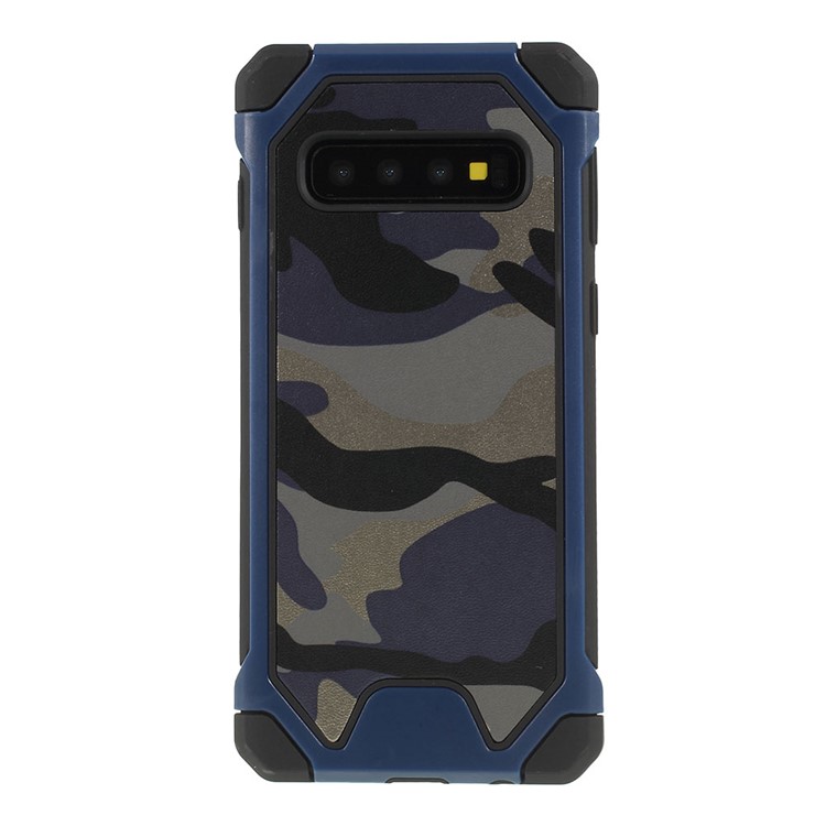 Camouflage Leather Coated PC TPU Combo Case for Samsung Galaxy S10 - Blue, Galaxy S10
Camouflage Leather Coated PC TPU Combo Case for Samsung Galaxy S10 - Blue, Galaxy S10