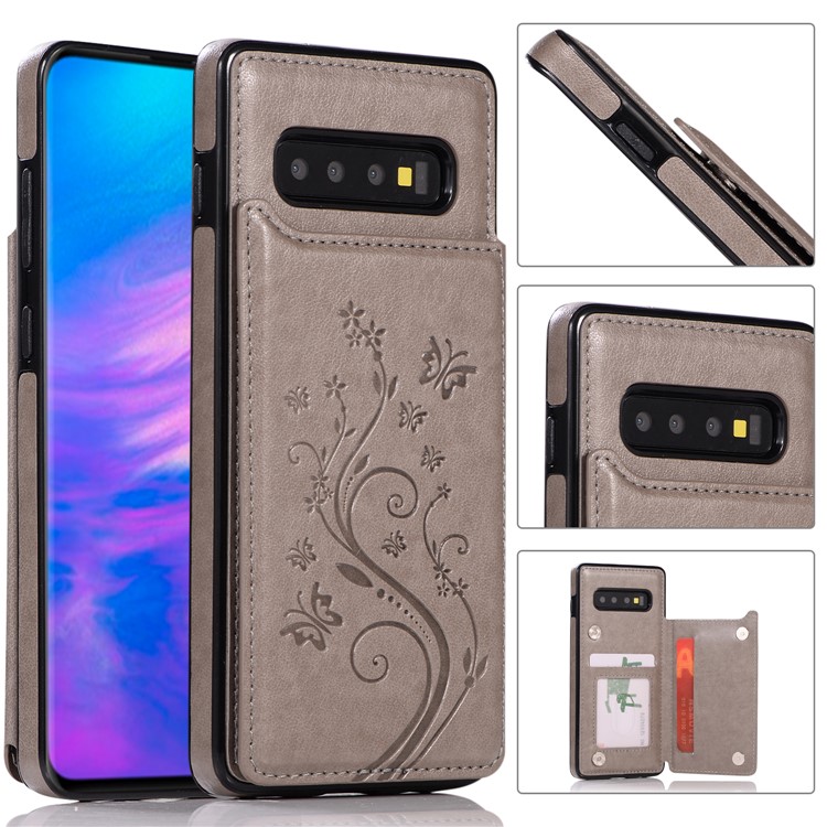 Для Samsung Galaxy S10 Отпечаток Держатель Карты Цветов PU Кожа С Покрытием Крышка ТПУ С Подставкой - Серый, Galaxy S10
Для Samsung Galaxy S10 Отпечаток Держатель Карты Цветов PU Кожа С Покрытием Крышка ТПУ С Подставкой - Серый, Galaxy S10