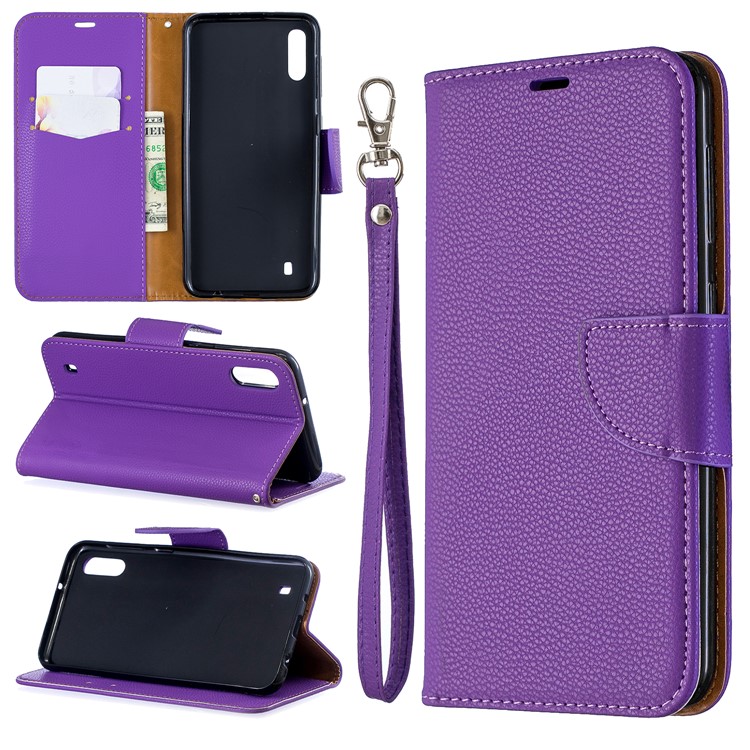 Litchi Skin PU Leather Stand Wallet Case for Samsung Galaxy M10 - Purple, Galaxy M10
Litchi Skin PU Leather Stand Wallet Case for Samsung Galaxy M10 - Purple, Galaxy M10