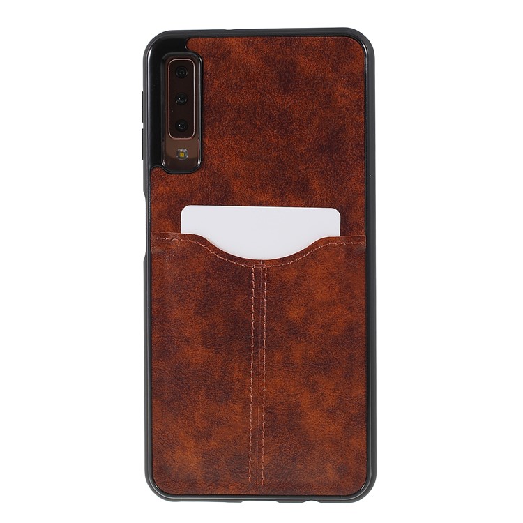 Business Card Slot PU Leather Coated TPU Mobile Phone Cover Case for Samsung Galaxy A7 (2018) - Coffee, Galaxy A7 (2018)
Business Card Slot PU Leather Coated TPU Mobile Phone Cover Case for Samsung Galaxy A7 (2018) - Coffee, Galaxy A7 (2018)