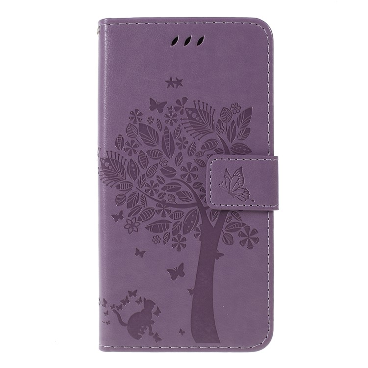 Imprint Tree Cat Flip Leather Wallet Stand Phone Cover for Samsung Galaxy A20e - Light Purple, Galaxy A20e
Imprint Tree Cat Flip Leather Wallet Stand Phone Cover for Samsung Galaxy A20e - Light Purple, Galaxy A20e