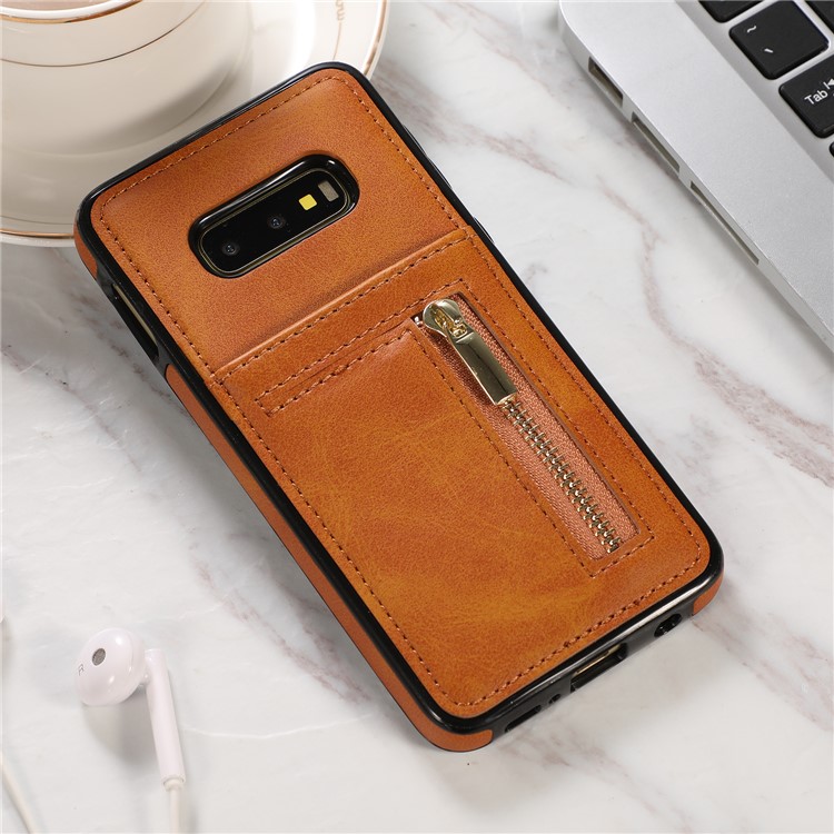 Кожаный Чехол В Стиле Кошелька + Тпу Для Samsung Galaxy S10E - Светло-коричневый, Galaxy S10e
Кожаный Чехол В Стиле Кошелька + Тпу Для Samsung Galaxy S10E - Светло-коричневый, Galaxy S10e