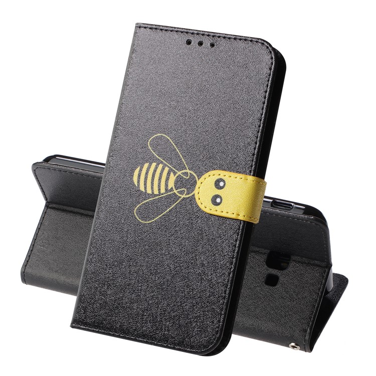 Bee Pattern Silk Texture Leather Wallet Case for Samsung Galaxy J4 Plus - Black, Galaxy J4+
Bee Pattern Silk Texture Leather Wallet Case for Samsung Galaxy J4 Plus - Black, Galaxy J4+