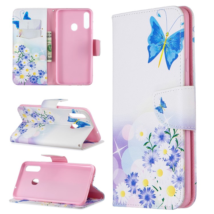 Printing PU Leather Flip Stand Cell Shell for Samsung Galaxy A20s - Butterflies and Flowers, Galaxy A20s
Printing PU Leather Flip Stand Cell Shell for Samsung Galaxy A20s - Butterflies and Flowers, Galaxy A20s