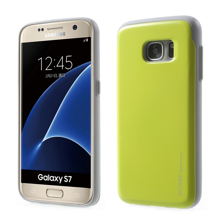 MERCURY GOOSPERY Sky Slide PC TPU Mobile Cover with Card Slot for Samsung S7 G930 - Yellowgreen
MERCURY GOOSPERY Sky Slide PC TPU Mobile Cover with Card Slot for Samsung S7 G930 - Yellowgreen