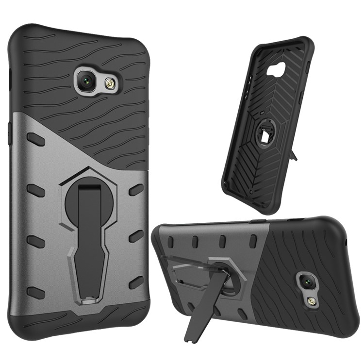 360-Degree Rotary Kickstand Armor PC + TPU Hybrid Phone Cover for Samsung Galaxy A5 (2017) SM-A520F - Grey, Galaxy A5 (2017)
360-Degree Rotary Kickstand Armor PC + TPU Hybrid Phone Cover for Samsung Galaxy A5 (2017) SM-A520F - Grey, Galaxy A5 (2017)