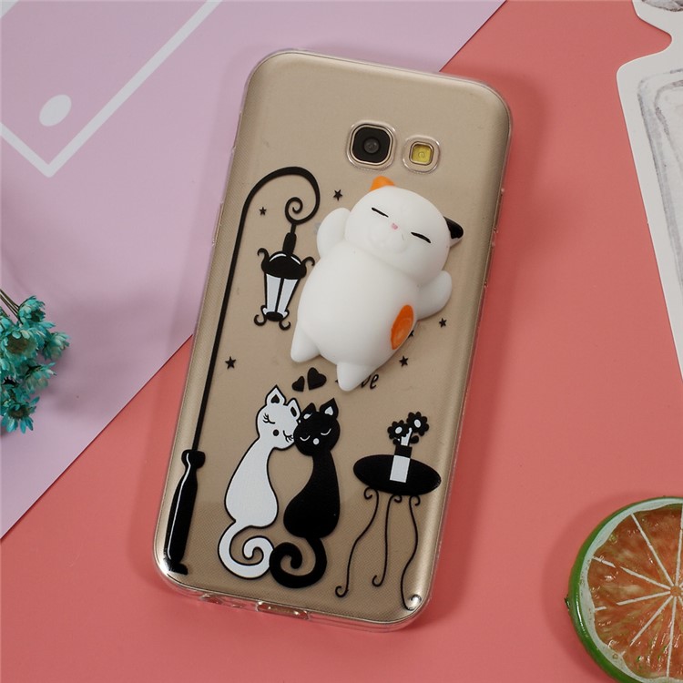 Nail Pinch 3D Silicone Squishy Cat TPU Case for Samsung Galaxy A5 (2017) SM-A520F - Black and White Cat
Nail Pinch 3D Silicone Squishy Cat TPU Case for Samsung Galaxy A5 (2017) SM-A520F - Black and White Cat