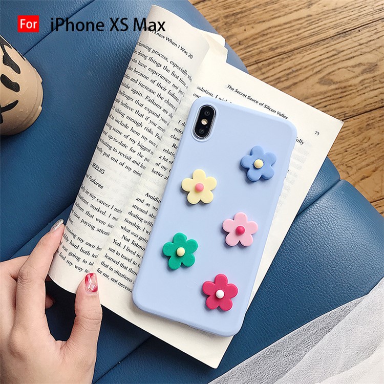 Cute Flower Candy TPU Phone Case Cover for iPhone XS Max - Sky Blue, iPhone XS Max 6.5 inch
Cute Flower Candy TPU Phone Case Cover for iPhone XS Max - Sky Blue, iPhone XS Max 6.5 inch