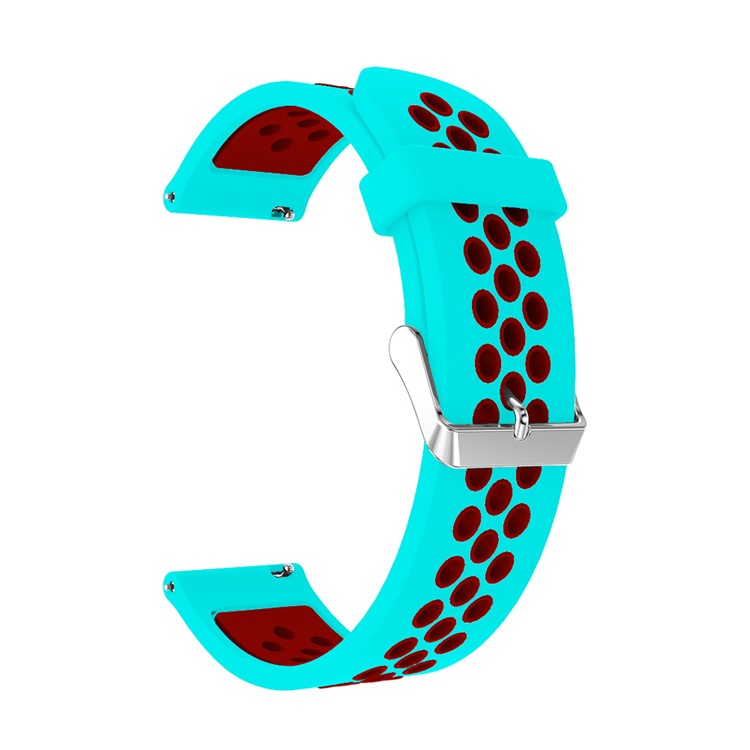 Hollow Two-tone Soft Silicone Watchband Strap for Samsung Galaxy Watch 42mm - Blue / Red
Hollow Two-tone Soft Silicone Watchband Strap for Samsung Galaxy Watch 42mm - Blue / Red