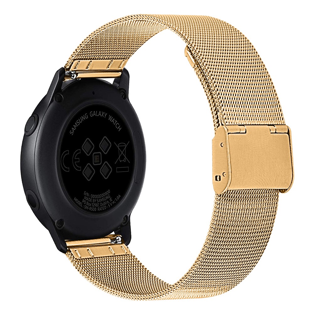 Milanese Stainless Steel Fine Mesh Smart Bracelet Band for Samsung Galaxy Watch Active 20mm - Gold, Galaxy Watch Active
Milanese Stainless Steel Fine Mesh Smart Bracelet Band for Samsung Galaxy Watch Active 20mm - Gold, Galaxy Watch Active