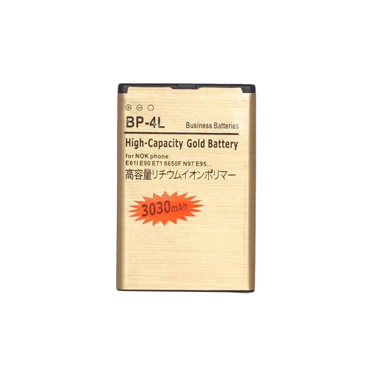 BP-4L Battery for Nokia E52 E55 E61i E63 E71 E72 E90 N810 N97 3030mAh, high capacity