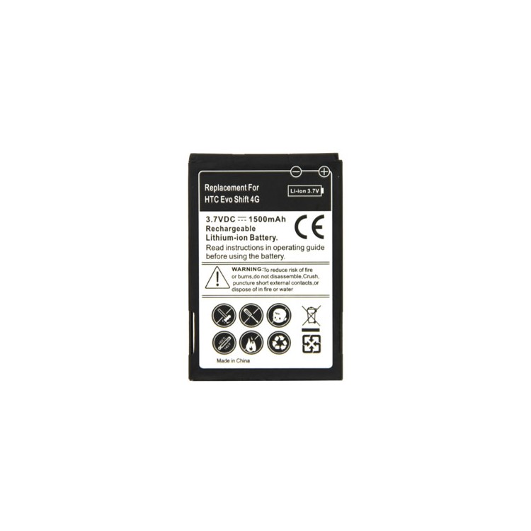 1500mAh Li-ion Rechargeable Battery for HTC EVO Shift 4G