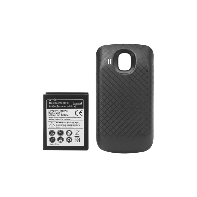Extended Battery with Battery Door Cover for Samsung M930 Transform Ultra 3500mAh