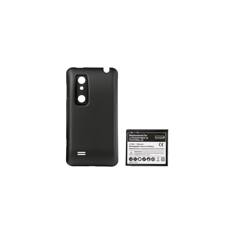 LG Optimus 3D P920 Extended Battery with Special Battery Door Cover 3500mAh