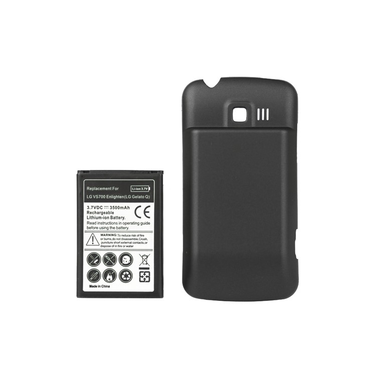 LG Enlighten VS700 Extended Battery with Battery Cover Door 3500mAh