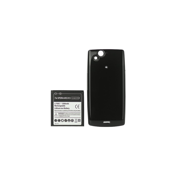 3500mAh Extended Battery with Battery Cover for Sony Ericsson Xperia Arc X12 / Arc S LT18i