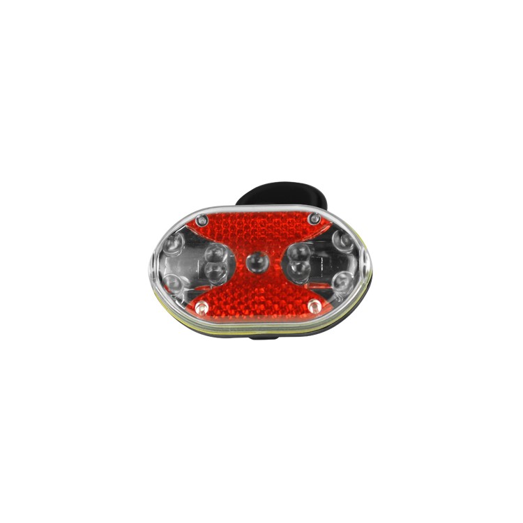 Waterproof White LED Bike Bicycle Head Light + Red Rear Safety Flashlight