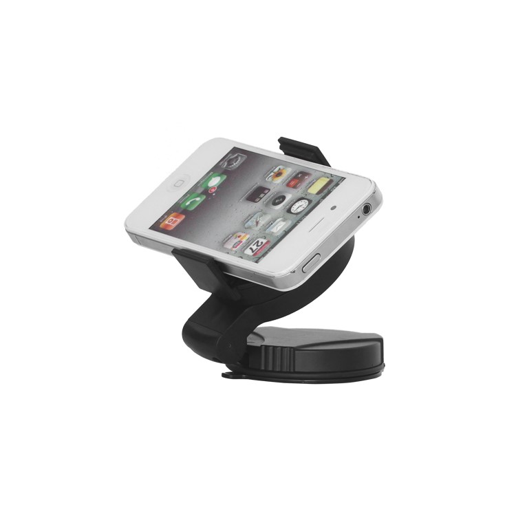 Universal Mobile Phone Windshield Car Holder for Samsung Galaxy S3 i9300 iPhone 4S, Width: 52mm~72mm - Black