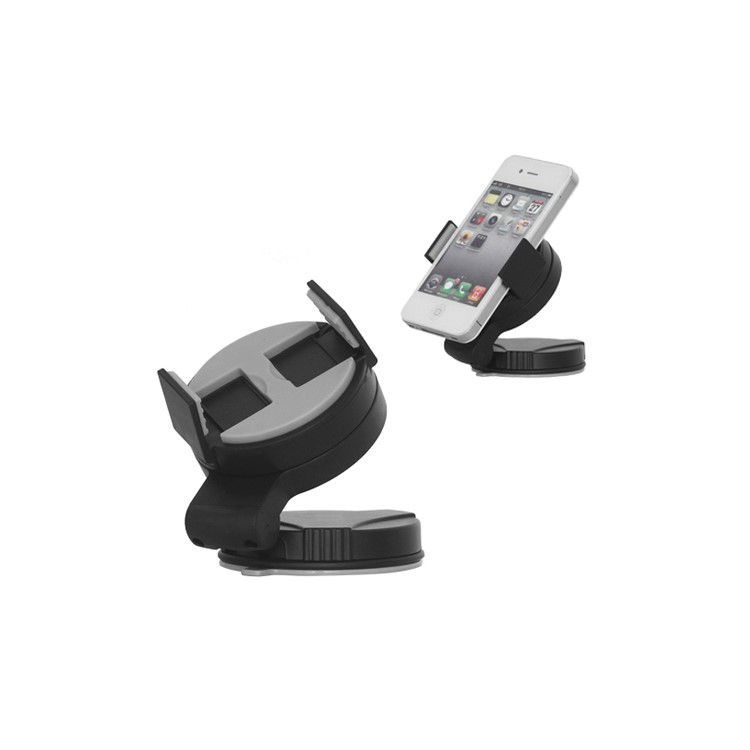 Universal Mobile Phone Windshield Car Holder for Samsung Galaxy S3 i9300 iPhone 4S, Width: 52mm~72mm - Grey