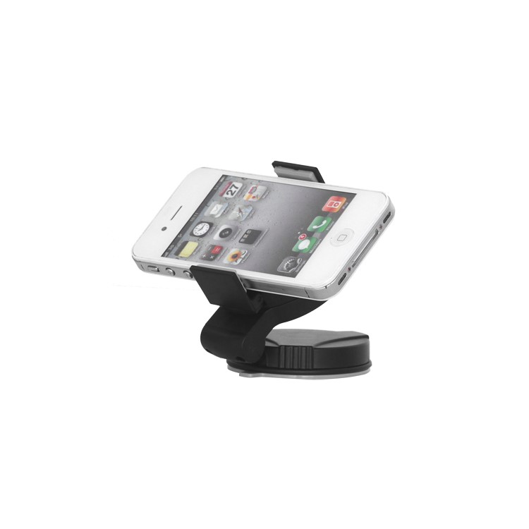 Universal Mobile Phone Windshield Car Holder for Samsung Galaxy S3 i9300 iPhone 4S, Width: 52mm~72mm - Grey