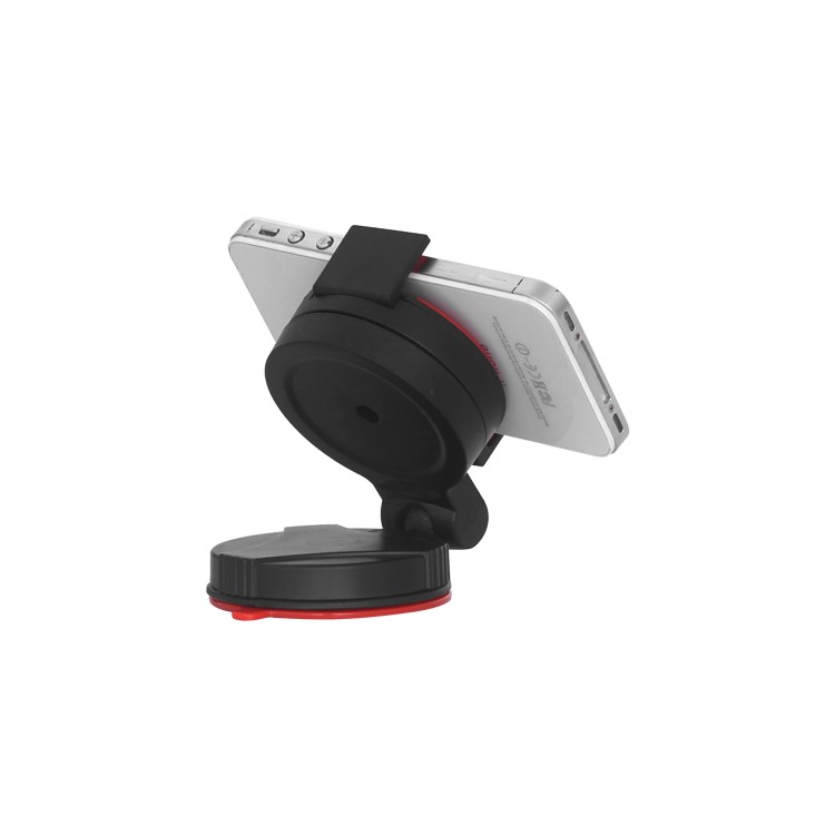 Universal Mobile Phone Windshield Car Holder for Samsung Galaxy S3 i9300 iPhone 4S, Width: 52mm~72mm - Red