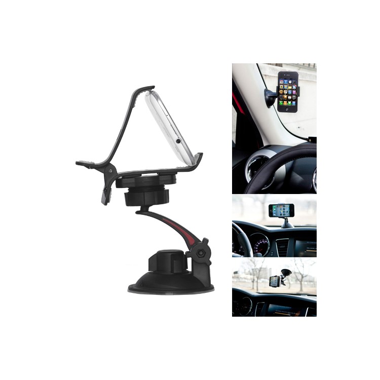 Swivel Clip Style Car Stand Mount Holder for iPhone Mobile PDA GPS PSP