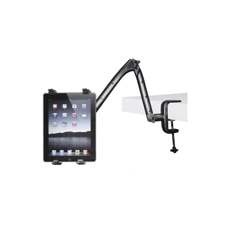 Desk Table Clip Multi-Direction Holder Stand for New iPad Samsung Galaxy Tab, 7 inch ~ 11 inch Tablets