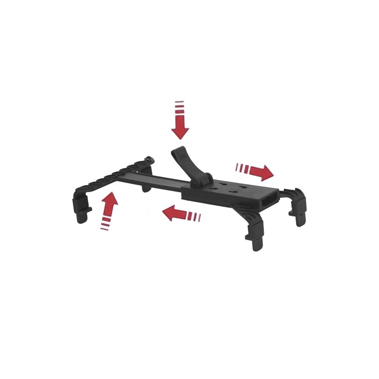 Desk Table Clip Multi-Direction Holder Stand for New iPad Samsung Galaxy Tab, 7 inch ~ 11 inch Tablets