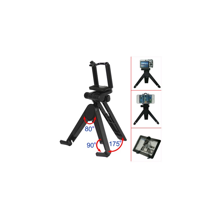 3 in 1 Portable Stand Mount Holder Cradle for Mobile Phone / Digital Camera and Tablet PC