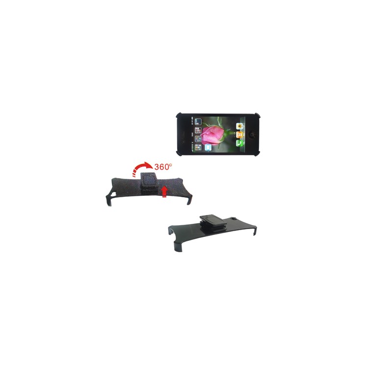 iPhone 4 4S Holder Stand Cradle Console with Clip