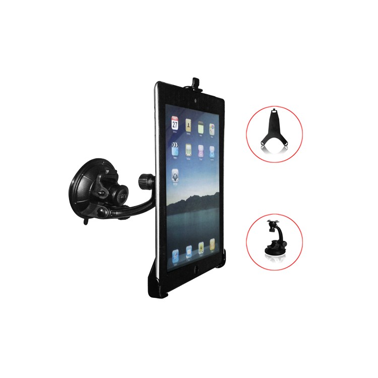 Revolving Suction Cup Car Windshield Mount Holder for The new iPad 3rd 4th Gen