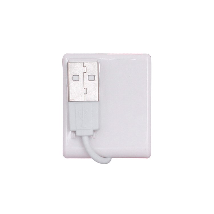 Mini 4 in 1 USB Memory Card Reader for SD/SDHC/SDXC MicroSD MS M2 - Orange