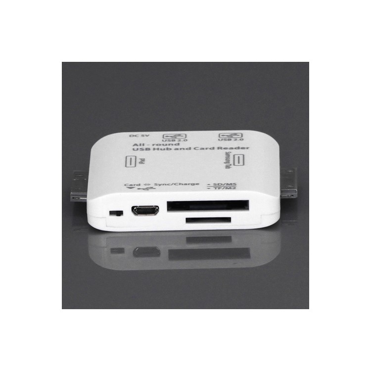 All-round Card Reader USB Hub Camera Connection Kit for iPad Samsung Galaxy Tab and etc