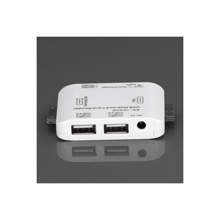 All-round Card Reader USB Hub Camera Connection Kit for iPad Samsung Galaxy Tab and etc