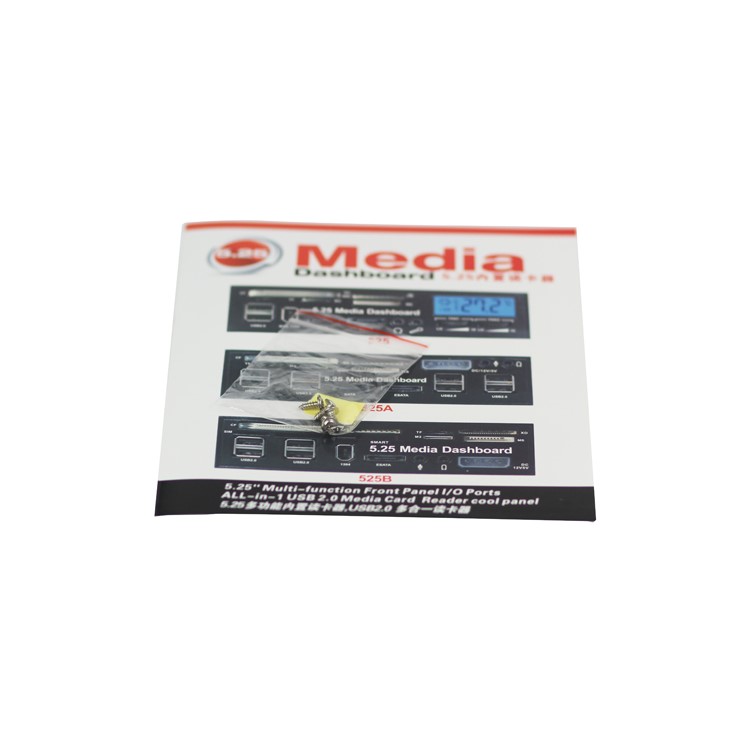 5.25 inch USB 3.0 PC Media Dashboard Front Panel Card Reader HUB SATA eSATA