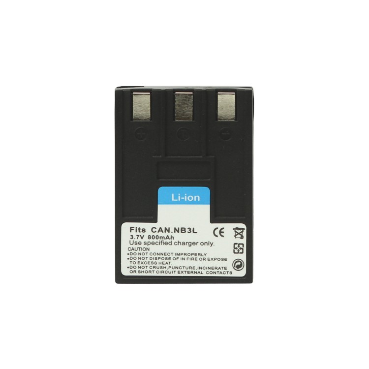 NB-3L Battery Pack + Cover for Canon Digital IXUS I II i5 Iis 700 750 IXY 30 30a 600 3.7V 800mAh