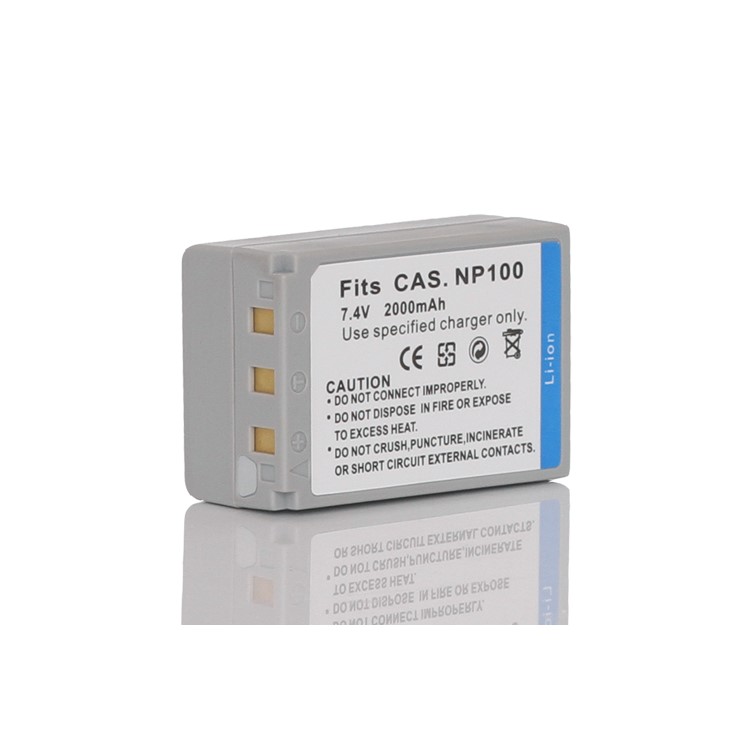7.4V 2000mAh Digital Camera Battery NP-100 NP100 for Casio Exilim Pro EX-F1