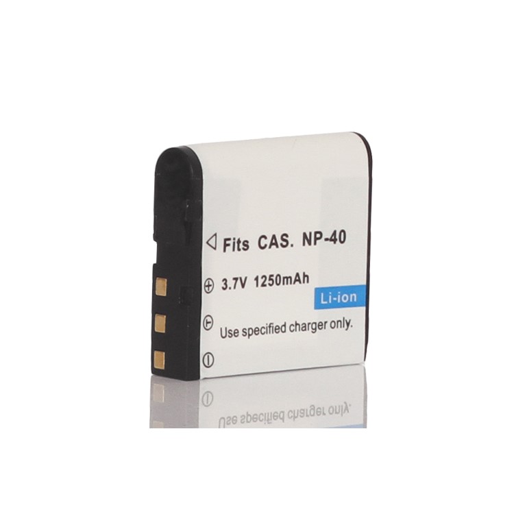 3.7V 1250mAh NP-40 NP40 Battery Casio Exilim EX-Z100 EX-Z200 Z700