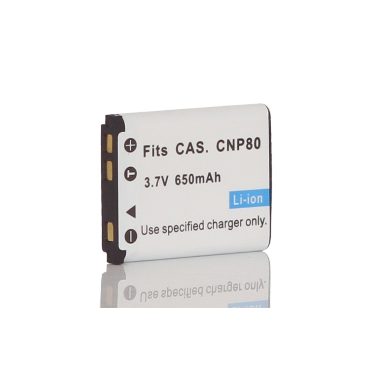 3.7V 650mAh NP-80 NP80 Li-ion Battery for Casio Exilim Zoom EX-Z2 Z270 Z330 G1