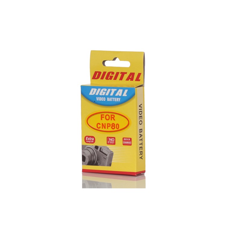3.7V 650mAh NP-80 NP80 Li-ion Battery for Casio Exilim Zoom EX-Z2 Z270 Z330 G1