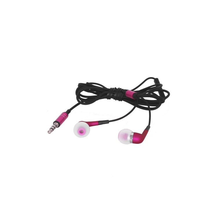 In-Ear Luxe Earbud Headphones with Microphone for iPhone Samsung etc - Rose