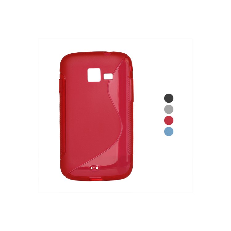 S Line Wave TPU Gel Case for Samsung Galaxy Y Pro B5510
