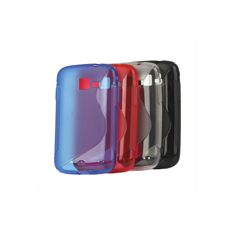 S Line Wave TPU Gel Case for Samsung Galaxy Y Pro B5510