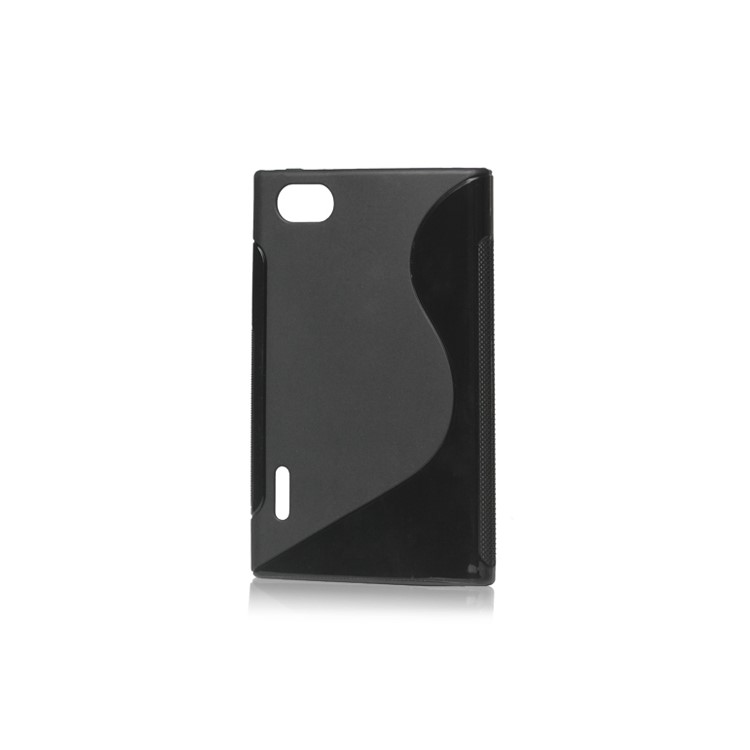 S Shape TPU Gel Case for LG Optimus VU F100L